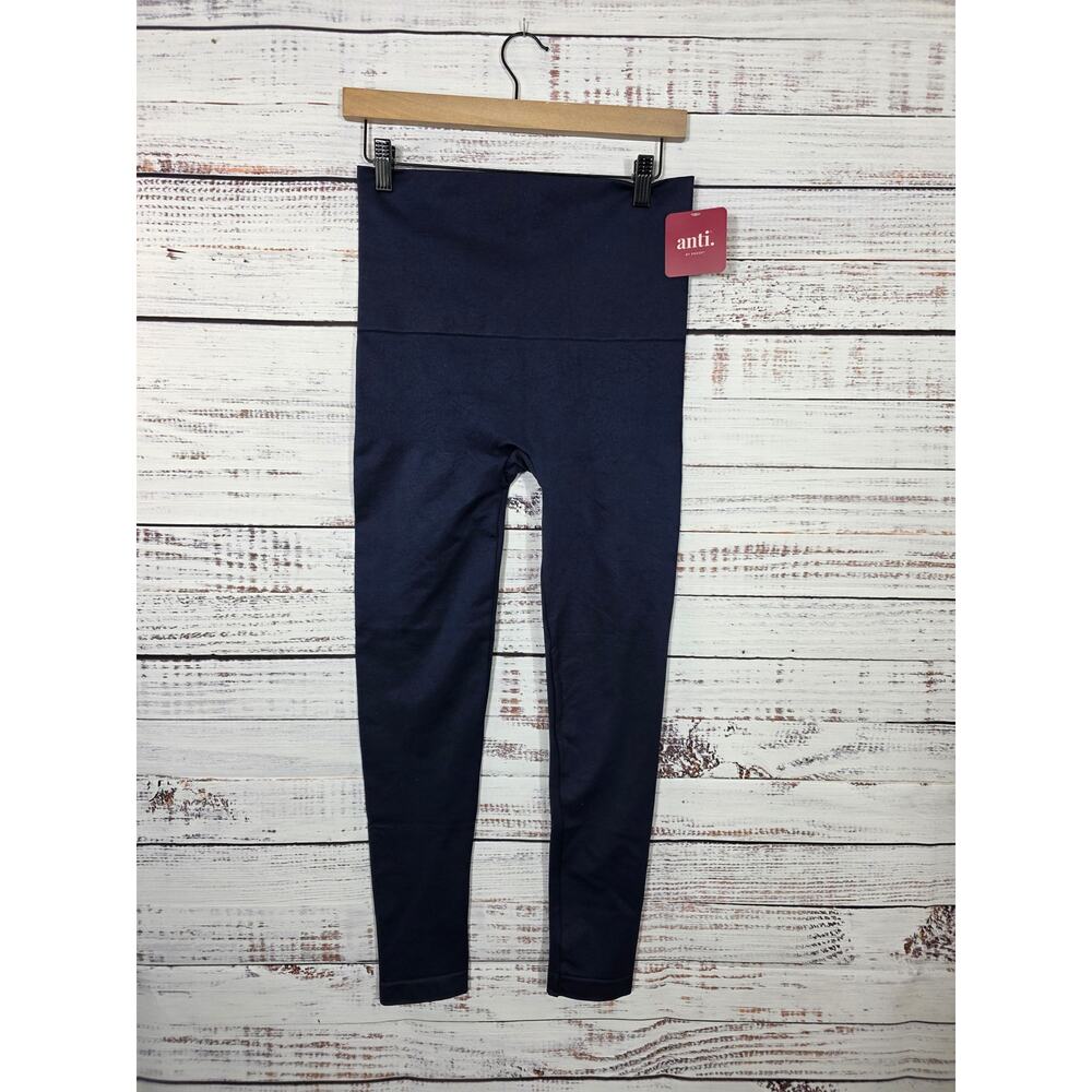 Anti Women's everyday solutions seamless compression leggings in navy blue